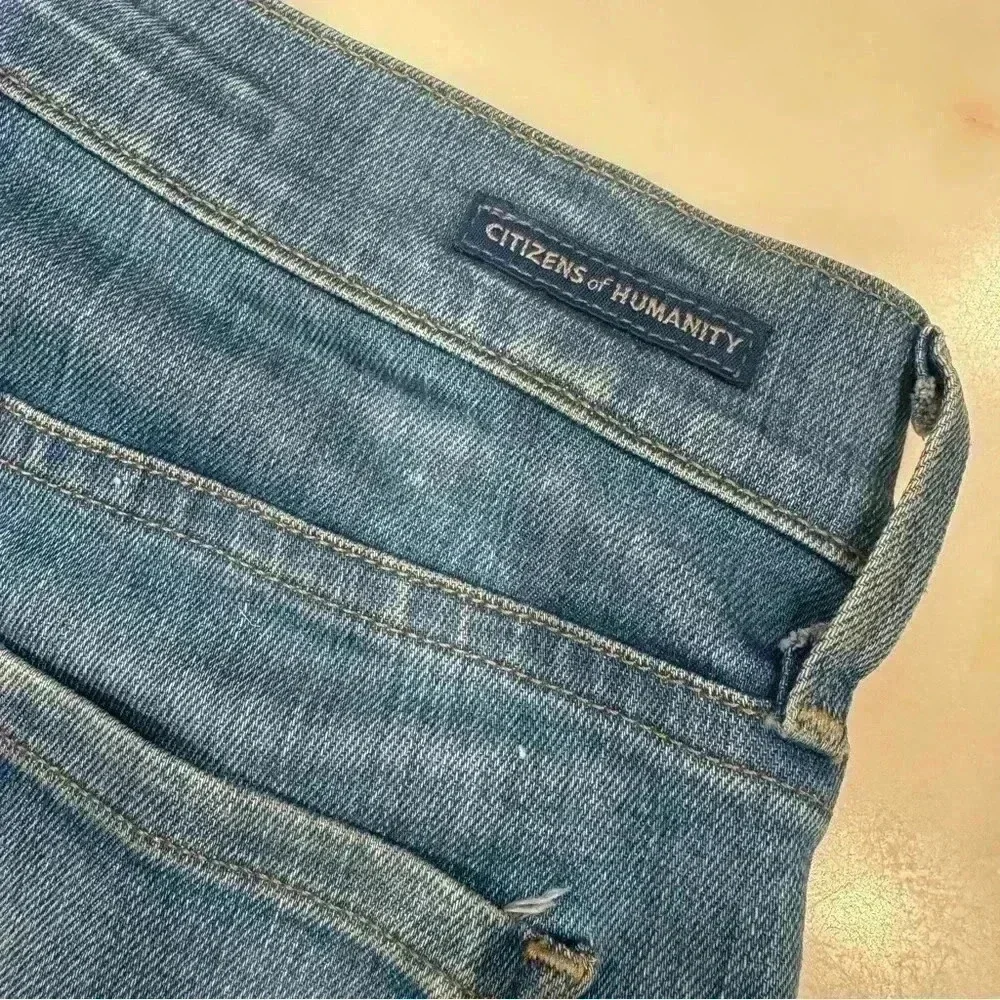 CITIZENS OF HUMANITY Thompson medium rise skinny 29” jeans 25 women’s